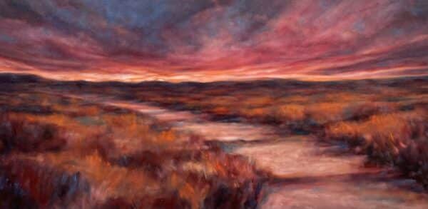 “Spirit of Place: West” (Oil on canvas) (Nancy Keim)